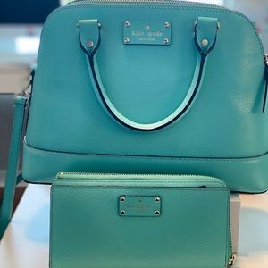 Kate Spade purse and matching wallet